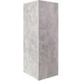 Falipolc Halma Hlr01 - szürke, modern, faanyagok (26,5/75/28cm)