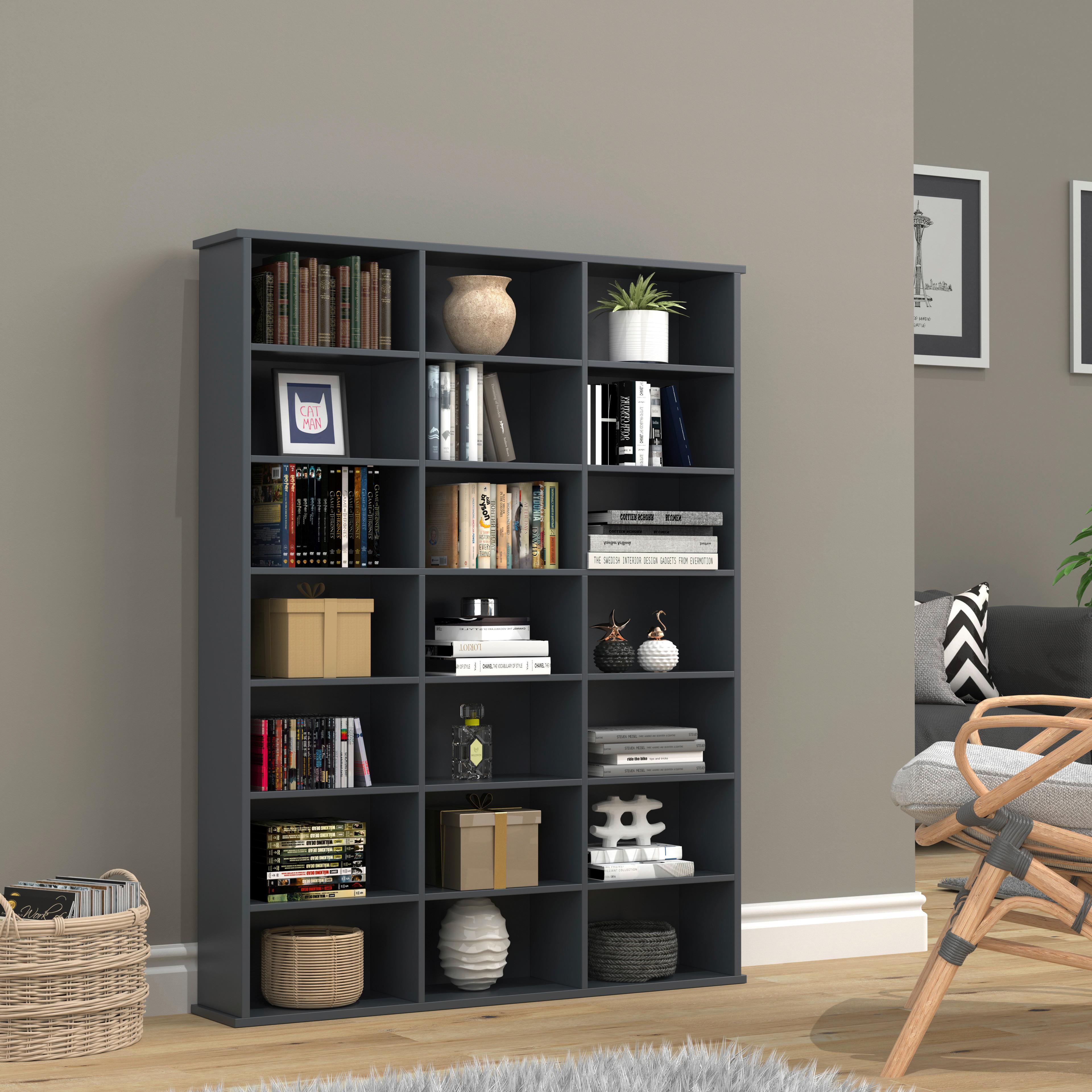 REGAL MEGOSA M - Anthrazit, Design, Holzwerkstoff (105/136/19cm) - MID.YOU