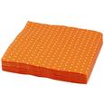 Serviette Mini Dots Orange/Weiß - Orange/Weiß, Papier (33/33cm) Serviette Mini Dots Orange/Weiß - Orange/Weiß, Papier (33/33cm)
