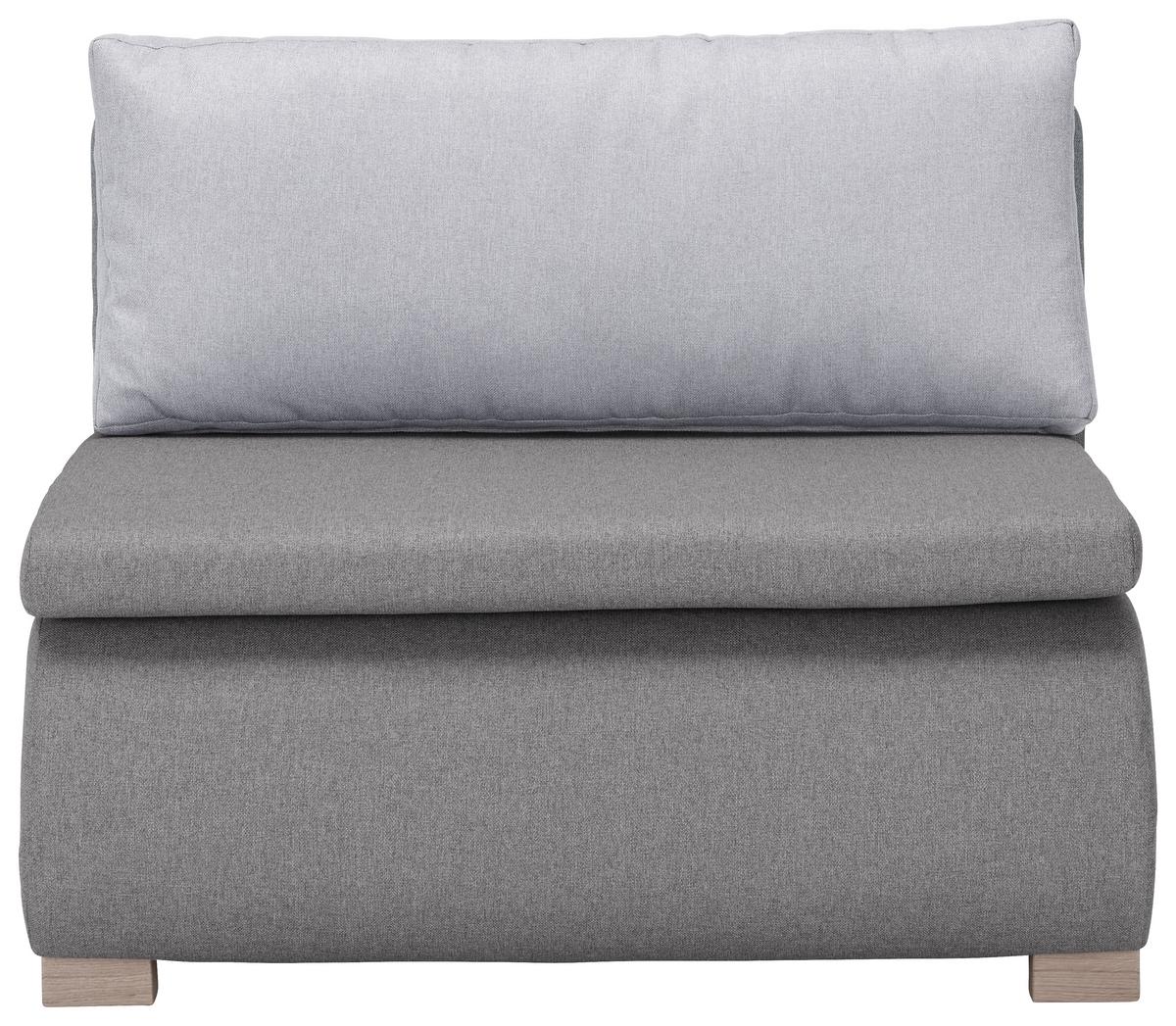 Fekvőfotel Keny - szürke, Konventionell, textil (100/76/84cm) - Mömax