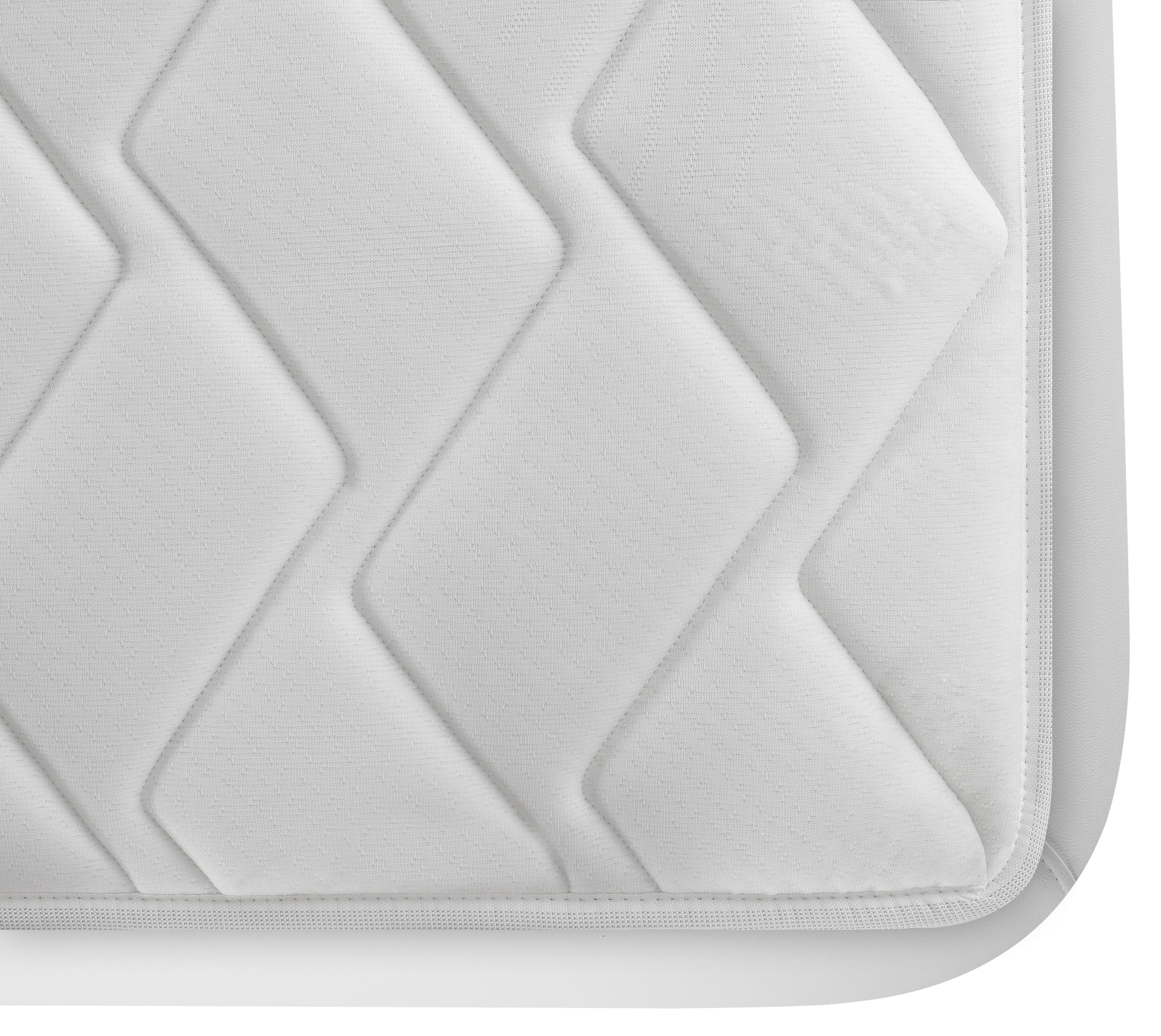 Kaltschaummatratze Air Wave 3D ca. 180x200 cm - Weiß, Basics, Textil (180/200cm) - MID.YOU