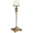 Kerzenhalter Rico Bronzefarben - Bronzefarben, LIFESTYLE, Glas/Metall (15/48,5/15cm) - Modern Living Kerzenhalter Rico Bronzefarben - Bronzefarben, LIFESTYLE, Glas/Metall (15/48,5/15cm) - Modern Living