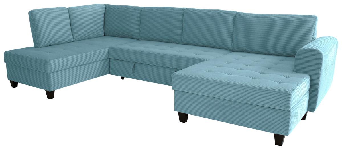 Canapea modulara MORITZ - albastru deschis, Trend, textil (178/324/155cm) - Modern Living