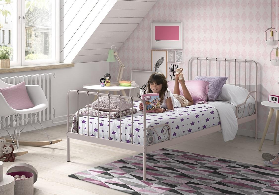 Kinder-/Juniorbett Alice ca. 90x200 cm Rosa - Rosa, ROMANTIK / LANDHAUS (90/200cm) - MID.YOU