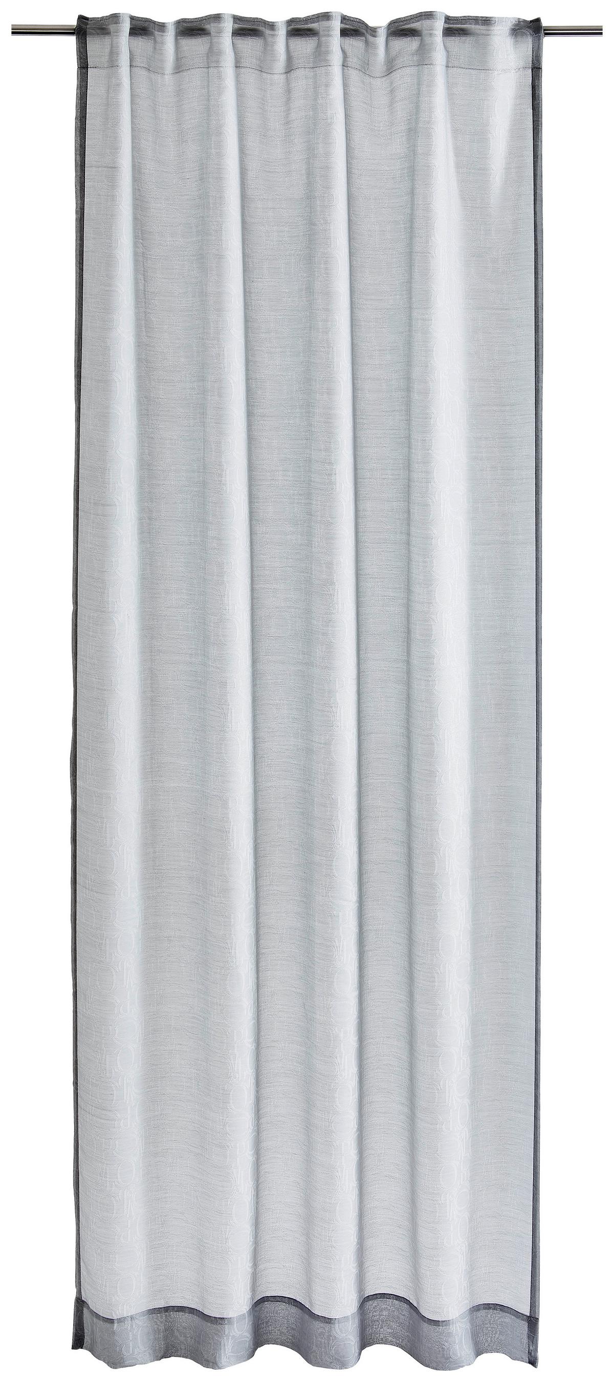 ZASŁONA GOTOWA JOOP! J-ORNAMENT ALLOVER - szary, Basics, tkanina (130/250cm) - Joop!