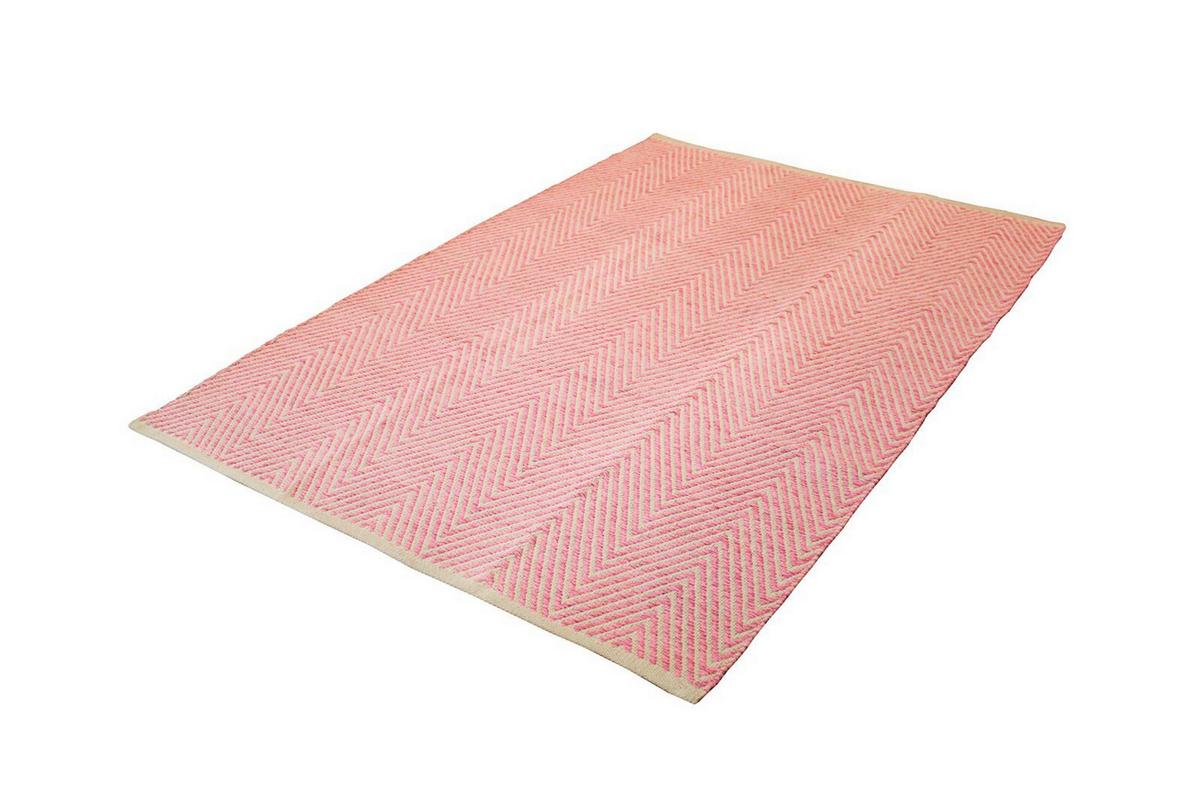 FLACHWEBETEPPICH APERITIF 510 - Pink, Konventionell, Textil (120/170cm) - Kayoom