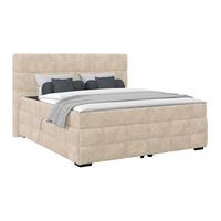 PAT BOX VEGA - alb/verde, Trend, lemn/textil (160/200cm) - Modern Living