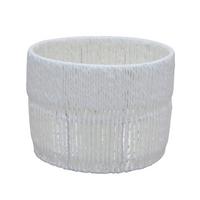 Coș Casei Round M - alb, Konventionell, hârtie/metal (23/17cm) - Mömax