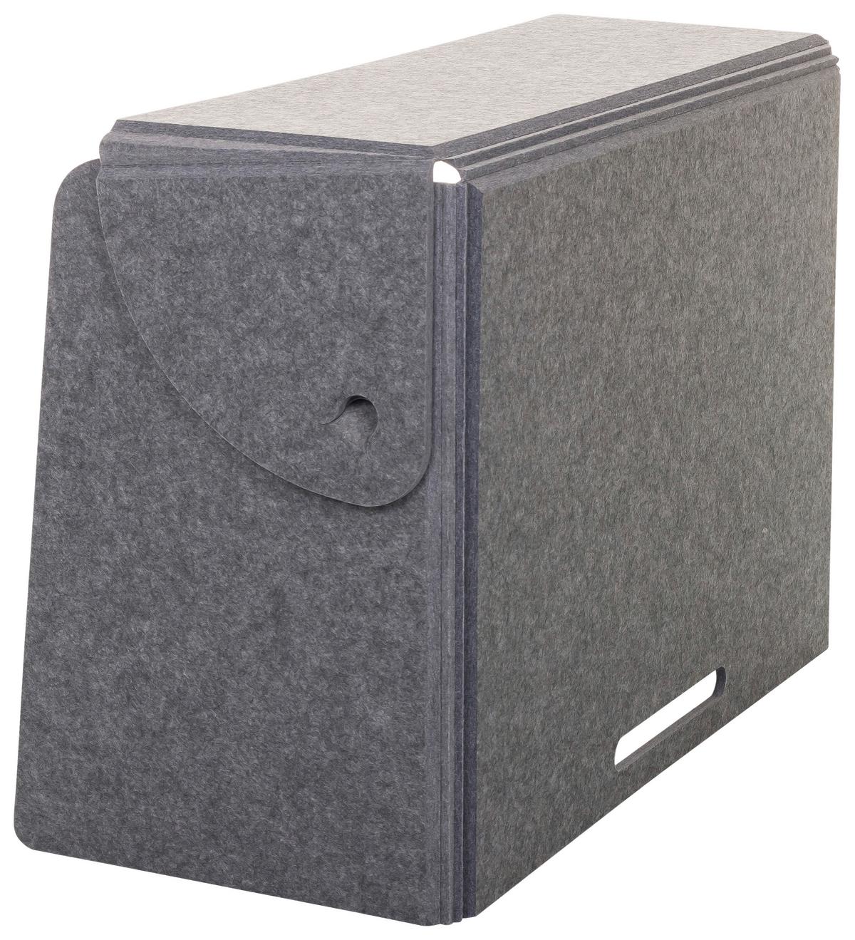 Pregradna Stena Flexmiut Fold, Siva - siva, Basics, umetna masa/tekstil (84/58/40cm) - MID.YOU
