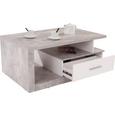 Klubska Miza Iguan - siva/bela, Moderno, leseni material (110/45/67cm) Klubska Miza Iguan - siva/bela, Moderno, leseni material (110/45/67cm)