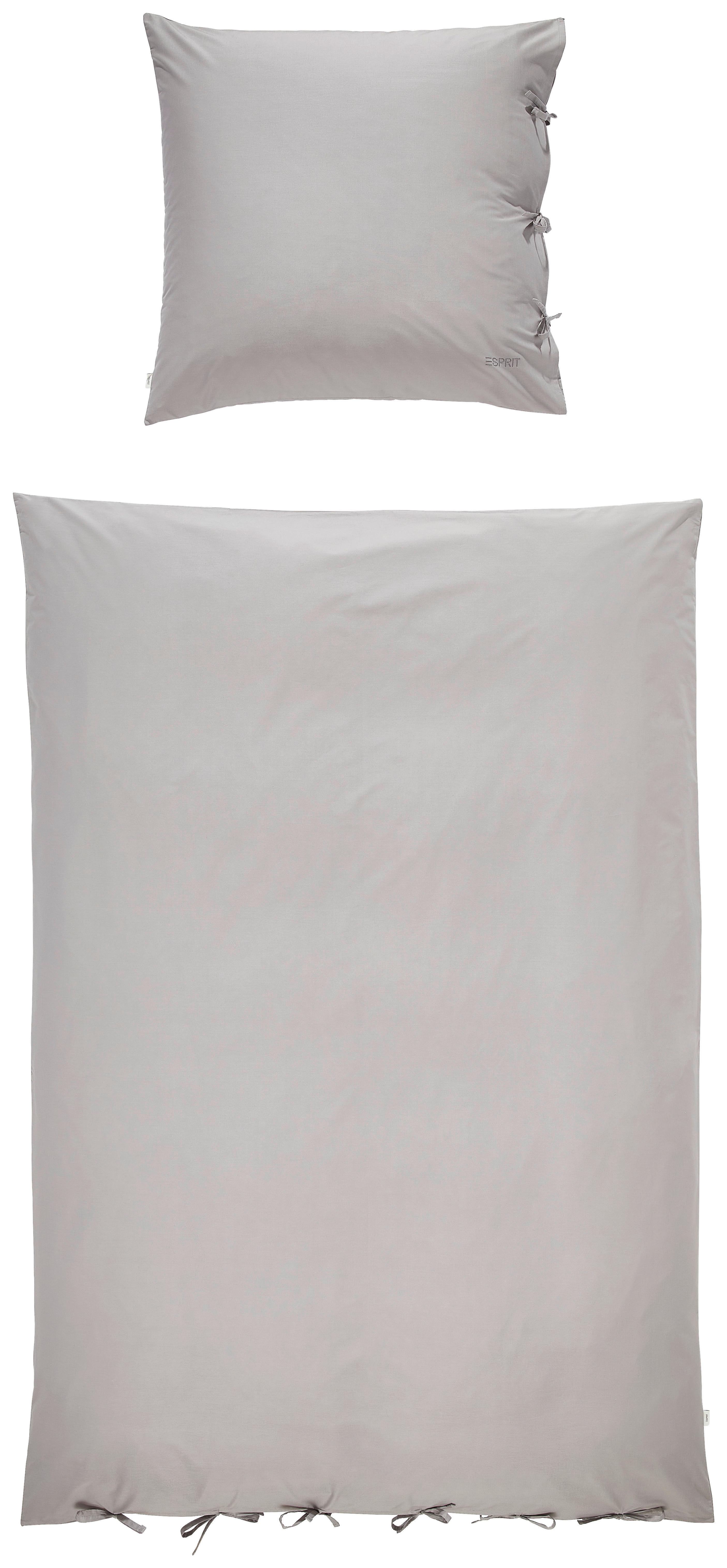 POŚCIEL ESPRIT E-JOIN - szary, Basics, tkanina (135/200cm) - Esprit