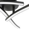 LED-TAKLAMPA ITO - svart, Modern, metall/plast (56/56/11cm) - Mömax