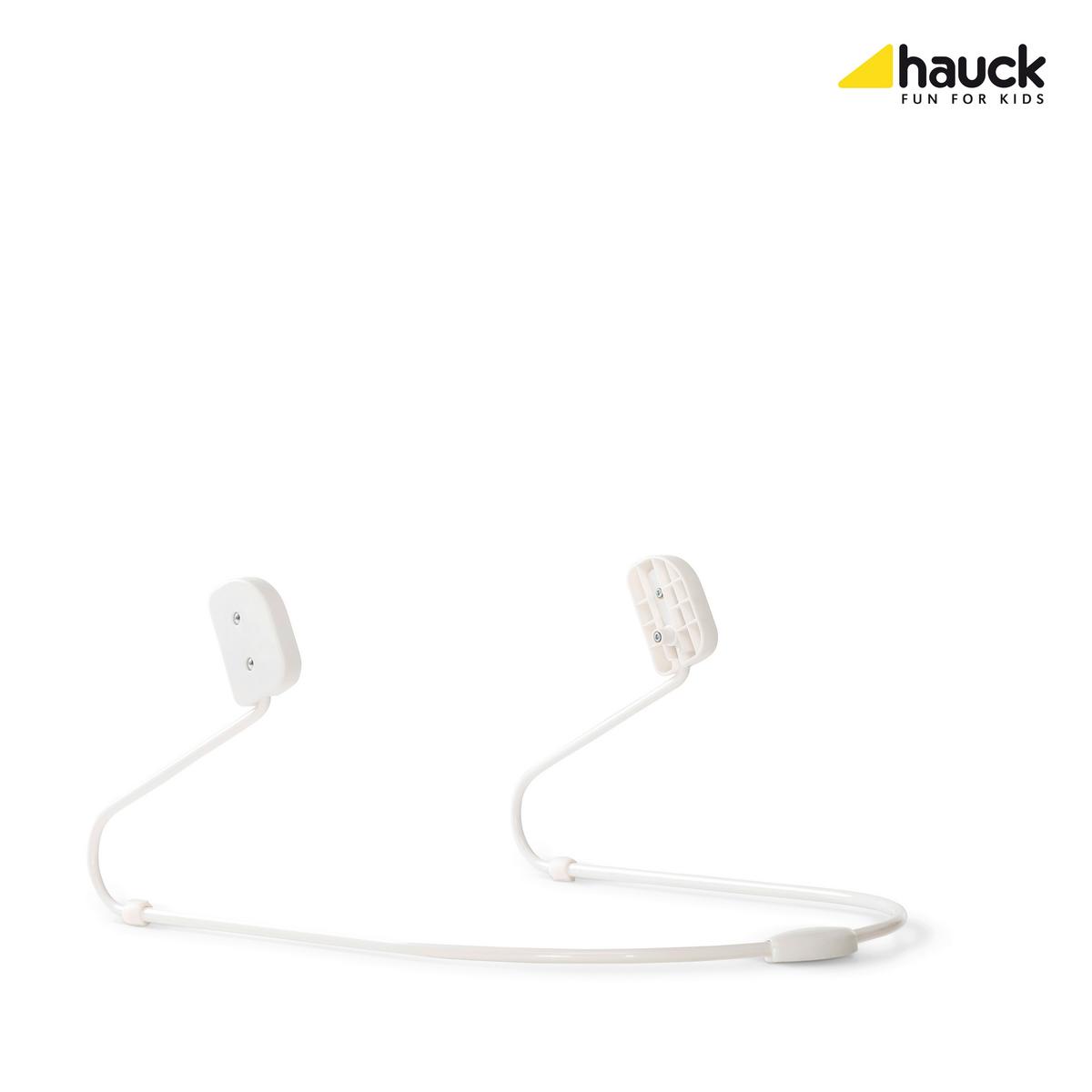 LEŻACZEK ALPHA BOUNCER STRETCH GREY - biały/szary, Konventionell, tkanina (66/49/45cm) - Hauck