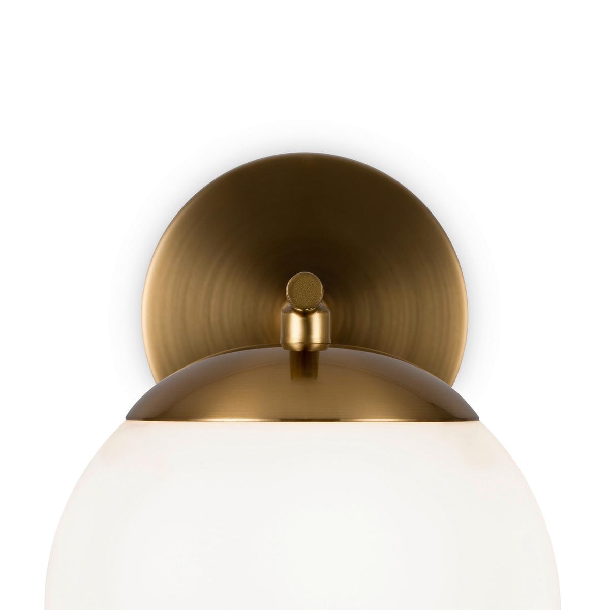 Wandleuchte Marble Messingfarben max. 60 Watt - Messingfarben, Trend, Glas/Metall (21/20/21cm) - MAYTONI