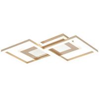 Stropna Led-svetilka Tuni - barve akacije, Moderno, kovina/umetna masa (58/34/5,5cm) - Mömax