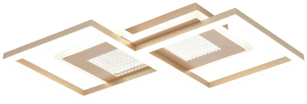 Stropna Led-svetilka Tuni - barve akacije, Moderno, kovina/umetna masa (58/34/5,5cm) - Mömax