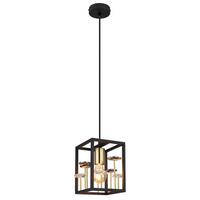 Hängeleuchte Lisbon Schwarz max. 40 Watt - Basics (15/15/120cm) - Globo