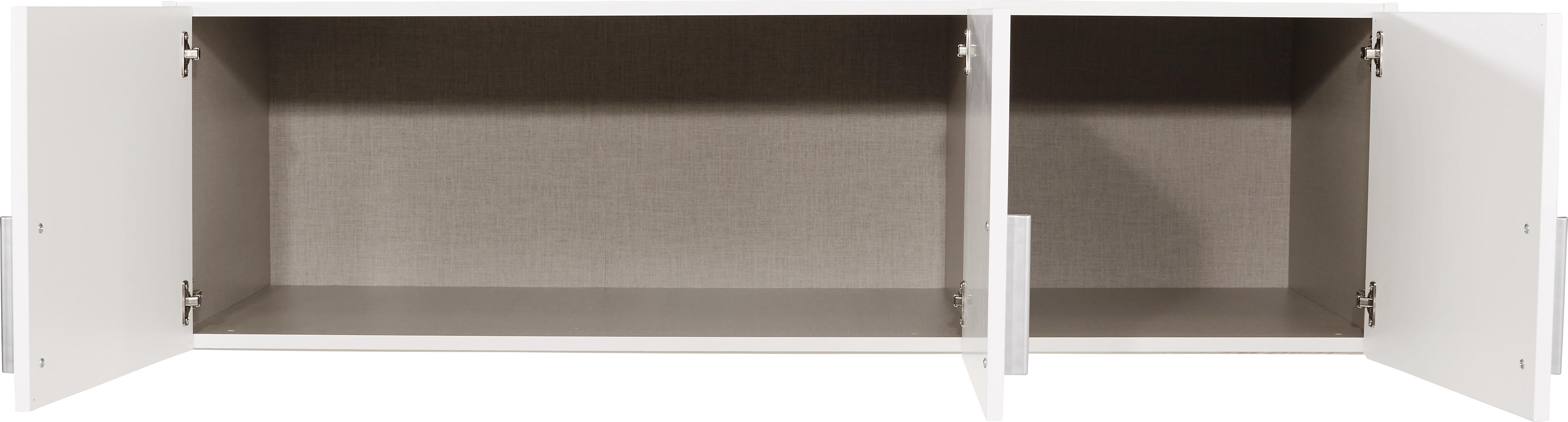 Nastavek Za Omaro Celle, Bela, Š. 136 Cm - bela/barve aluminija, Moderno, umetna masa/les (136/40/54cm) - Premium Living