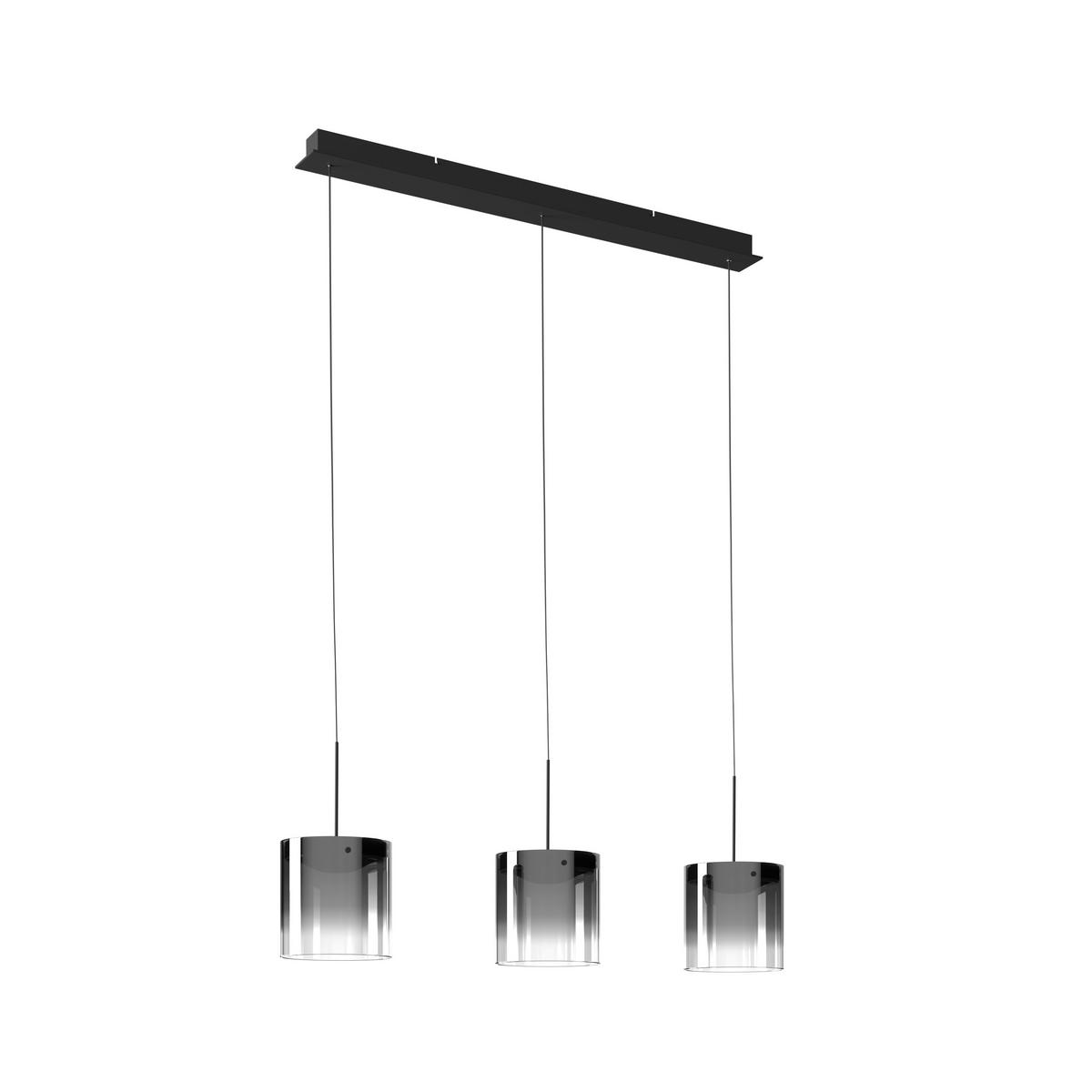 LAMPA WISZĄCA LED BAIA *DK* - czarny, Design, metal/szkło (100/20/180cm) - Dieter Knoll