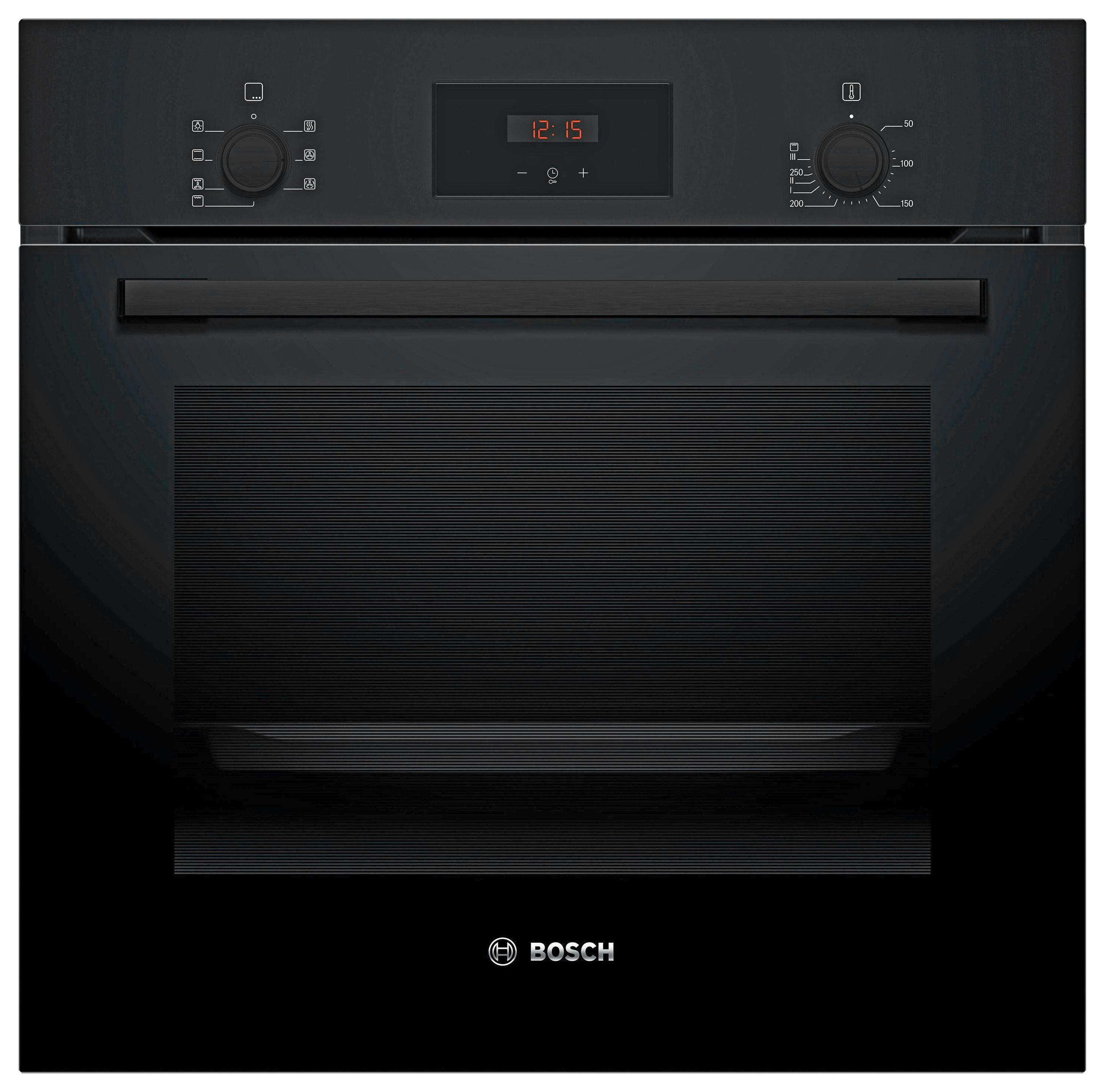 Backofenset HBD231FB66 - Schwarz, Glas/Metall (60cm) - Bosch
