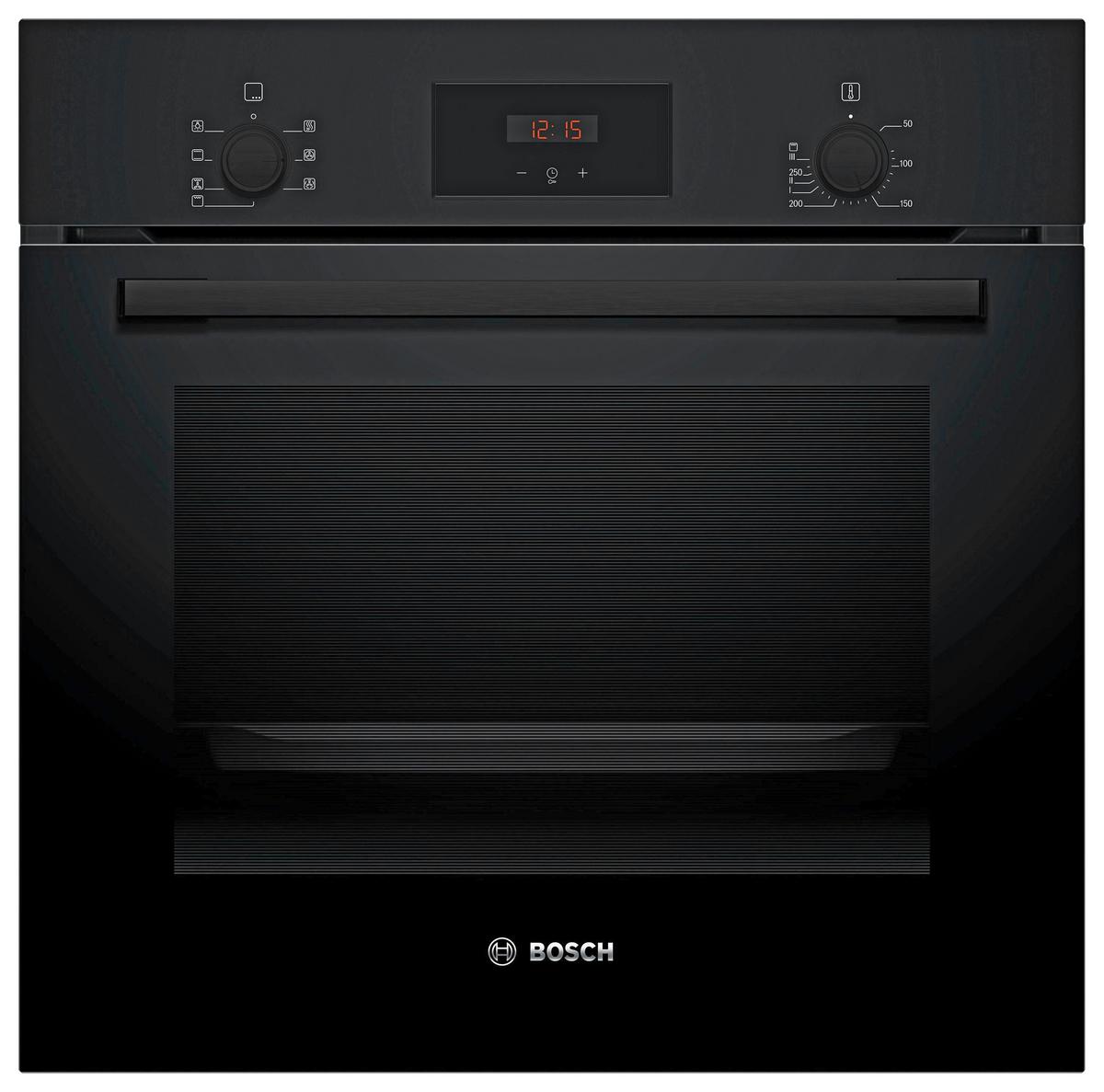 Backofenset HBD231FB66 - Schwarz, Glas/Metall (60cm) - Bosch