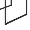 LOUNGESET SONORA - ljusgrå/svart, Modern, metall/glas (181/73/65cm) - Bessagi Garden