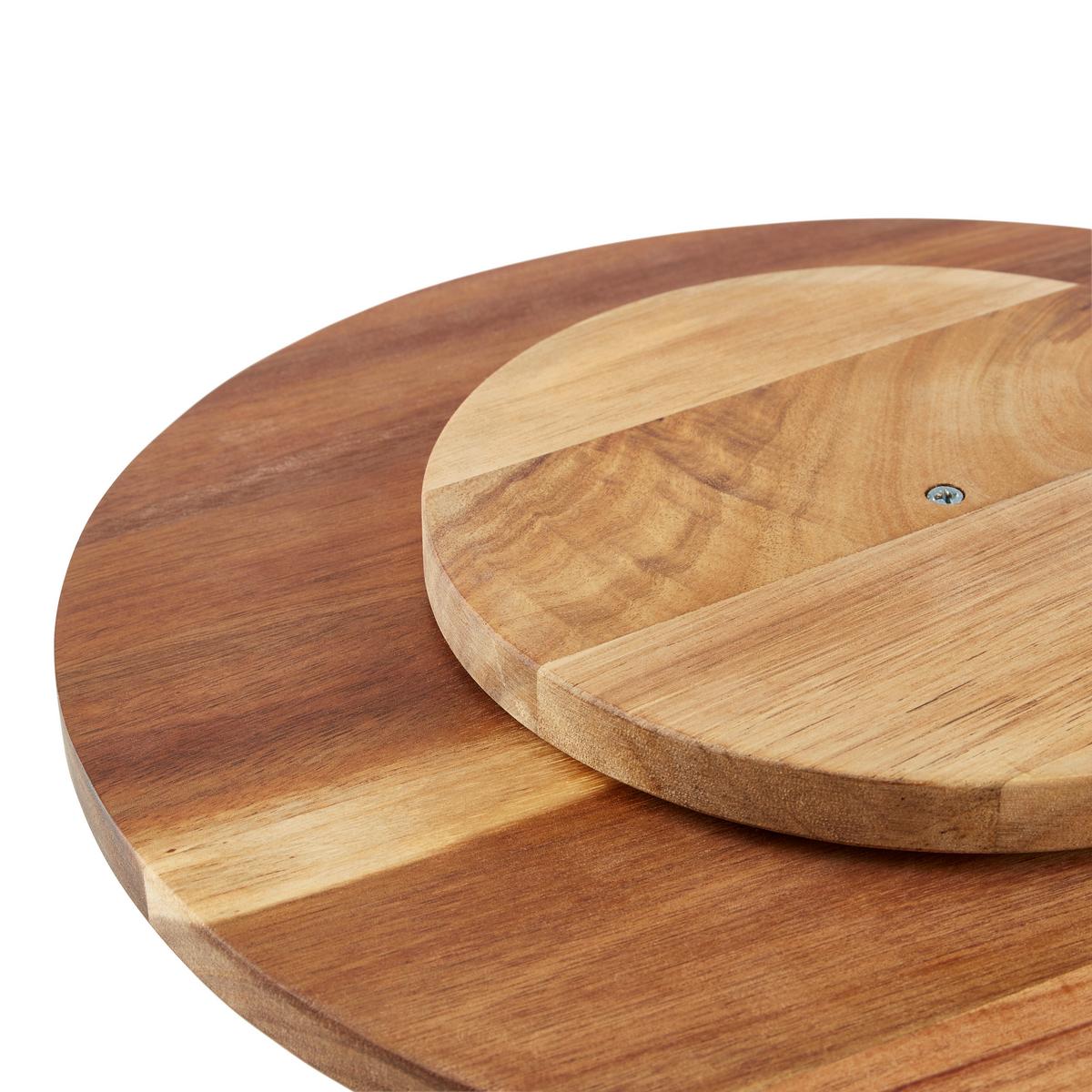 Platou rotativ 35cm Ivana - culoare natur, Modern, lemn (35/3cm) - Mömax