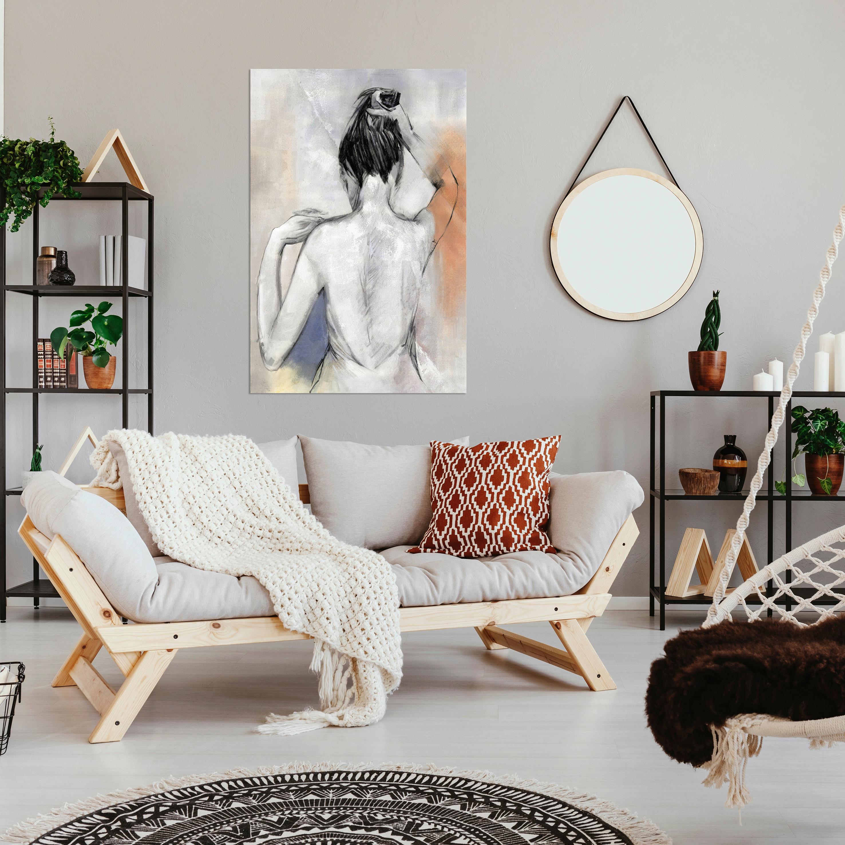 Keilrahmenbild Acryl Multicolor - Multicolor, KONVENTIONELL, Holz/Textil (80/120/3,5cm) - Premium Living