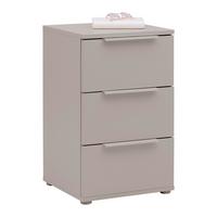 Nachttisch Dune Kaschmir ca. 40x65x38cm - Kaschmir, MODERN, Holzwerkstoff/Metall (40/65/38cm) - Mömax