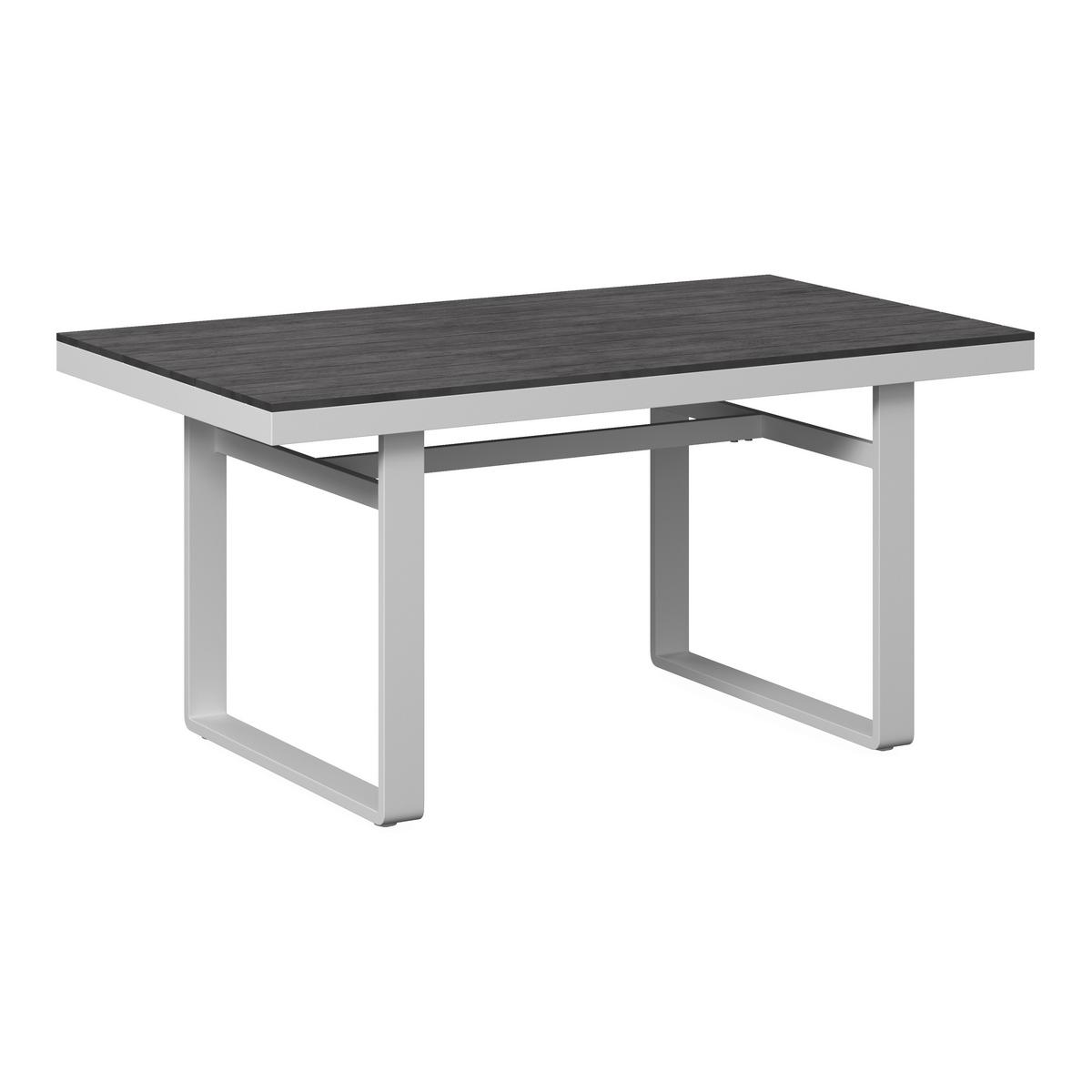 Dining-Loungeset Leandra Hellg Outdoorstoff/Metall/Polywood - Dunkelgrau/Hellgrau, MODERN, Kunststoff/Textil - Bessagi Garden