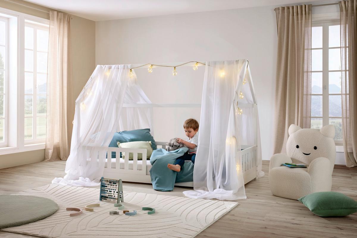 Niski Krevet Kids - bijela, Konvencionalno, drvo (90/200cm) - Mömax