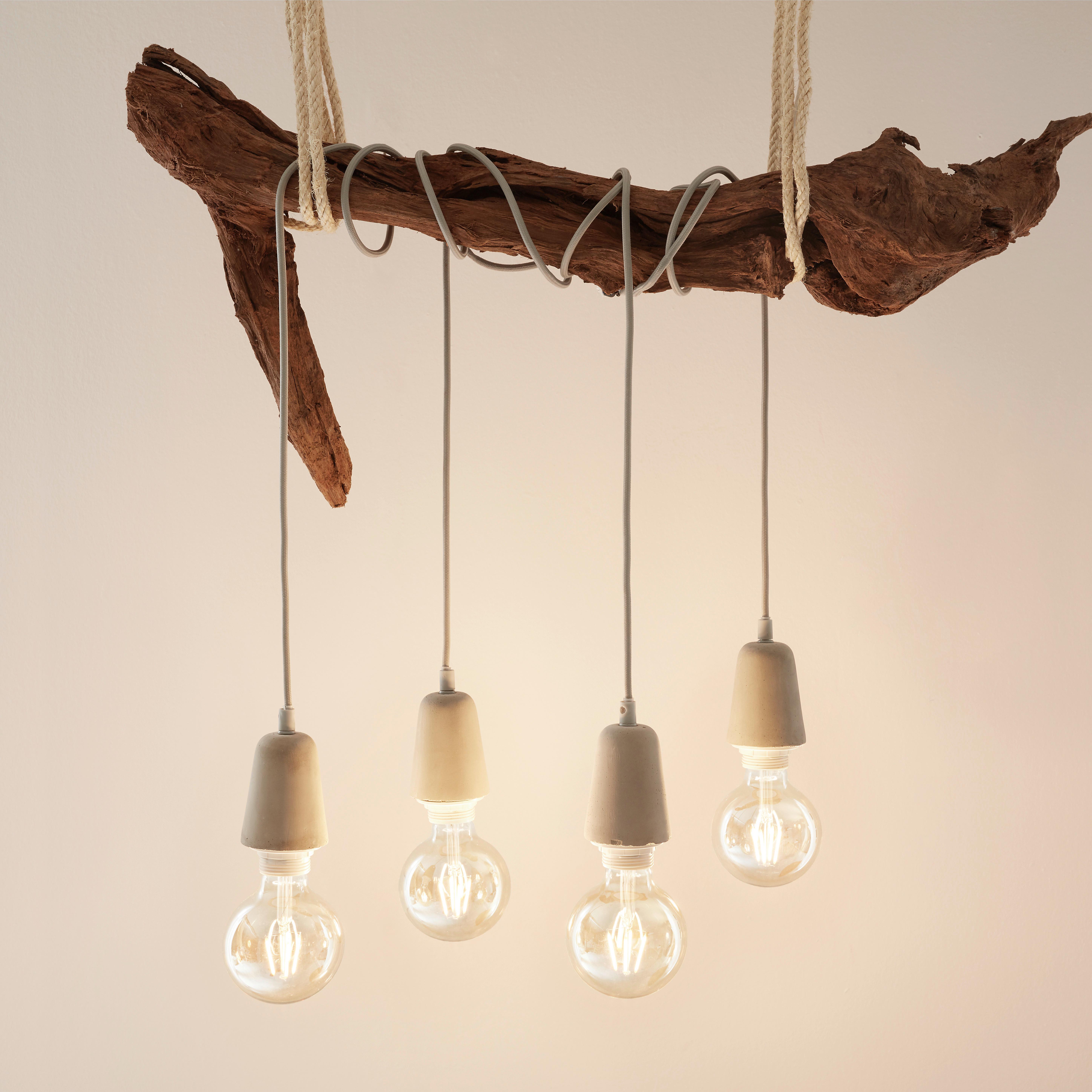 LED-fényforrás 6w E27 - grafitszürke, Üveg (9,5/13,6cm) - Mömax