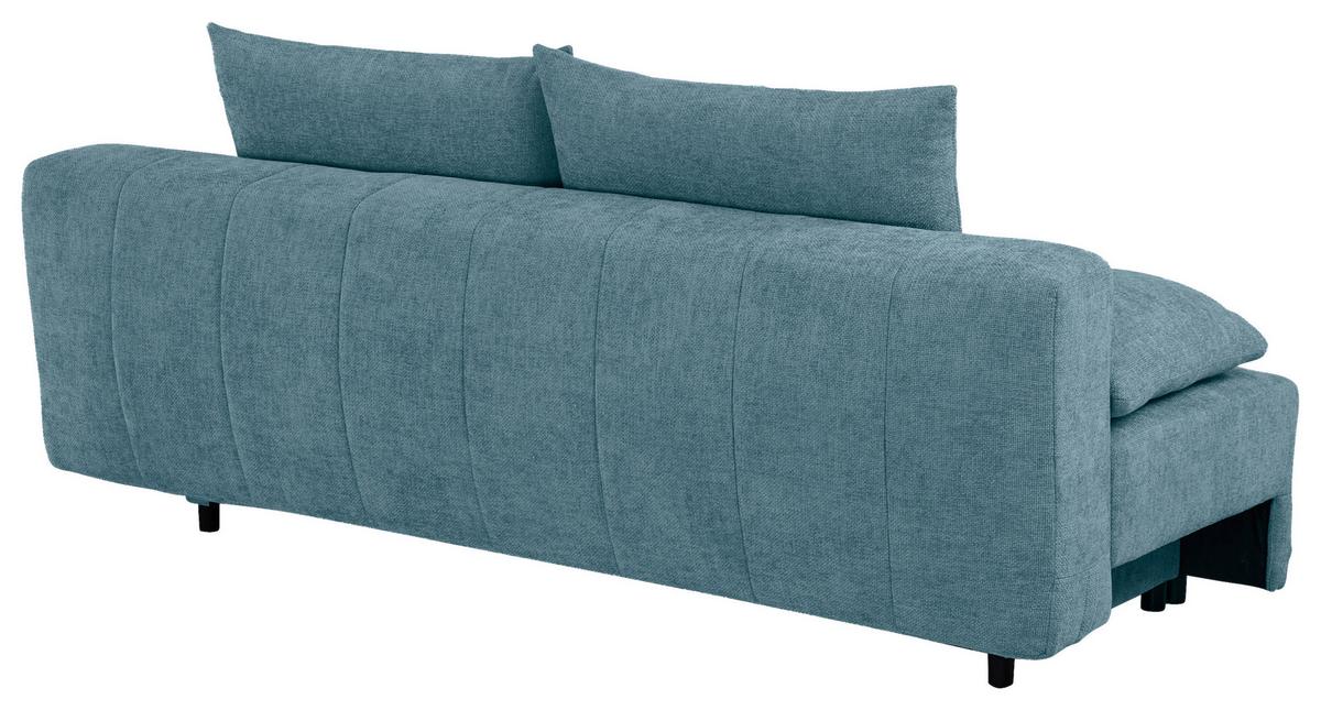 Sofa Daisy - plava/crna, Moderno, drvo/tekstil (194/89/87cm) - Mömax