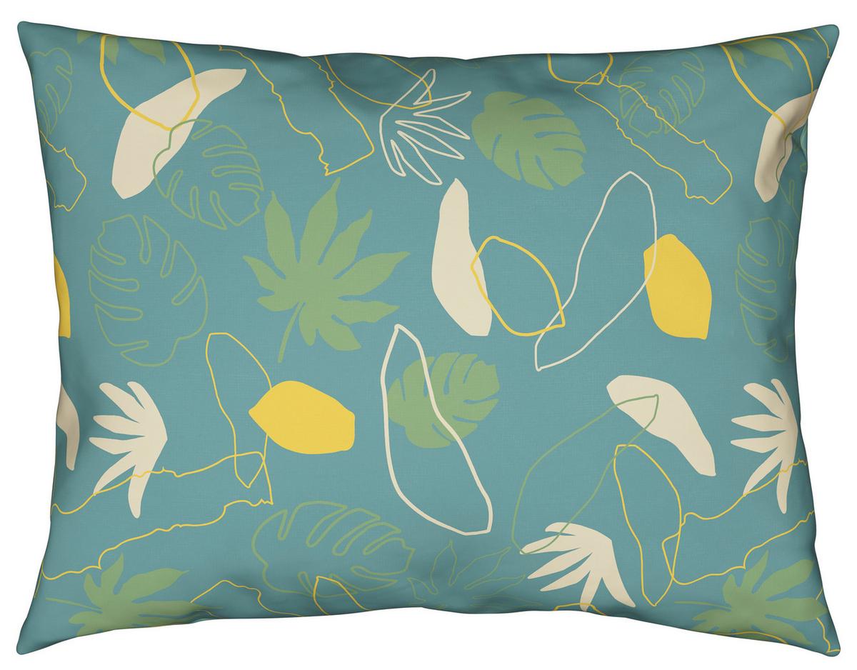 Posteljina 140x200cm Karin - zelena/bež, Konvencionalno, tekstil (140/200cm) - Premium Living