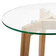 Couchtisch Lui Ø ca. 50 cm - Klar, MODERN, Glas/Holz (50/45cm) - Mömax modern living Couchtisch Lui Ø ca. 50 cm - Klar, MODERN, Glas/Holz (50/45cm) - Mömax modern living