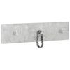 Hakenleiste Grau - Grau, Holzwerkstoff (34/8/5cm) - Mömax