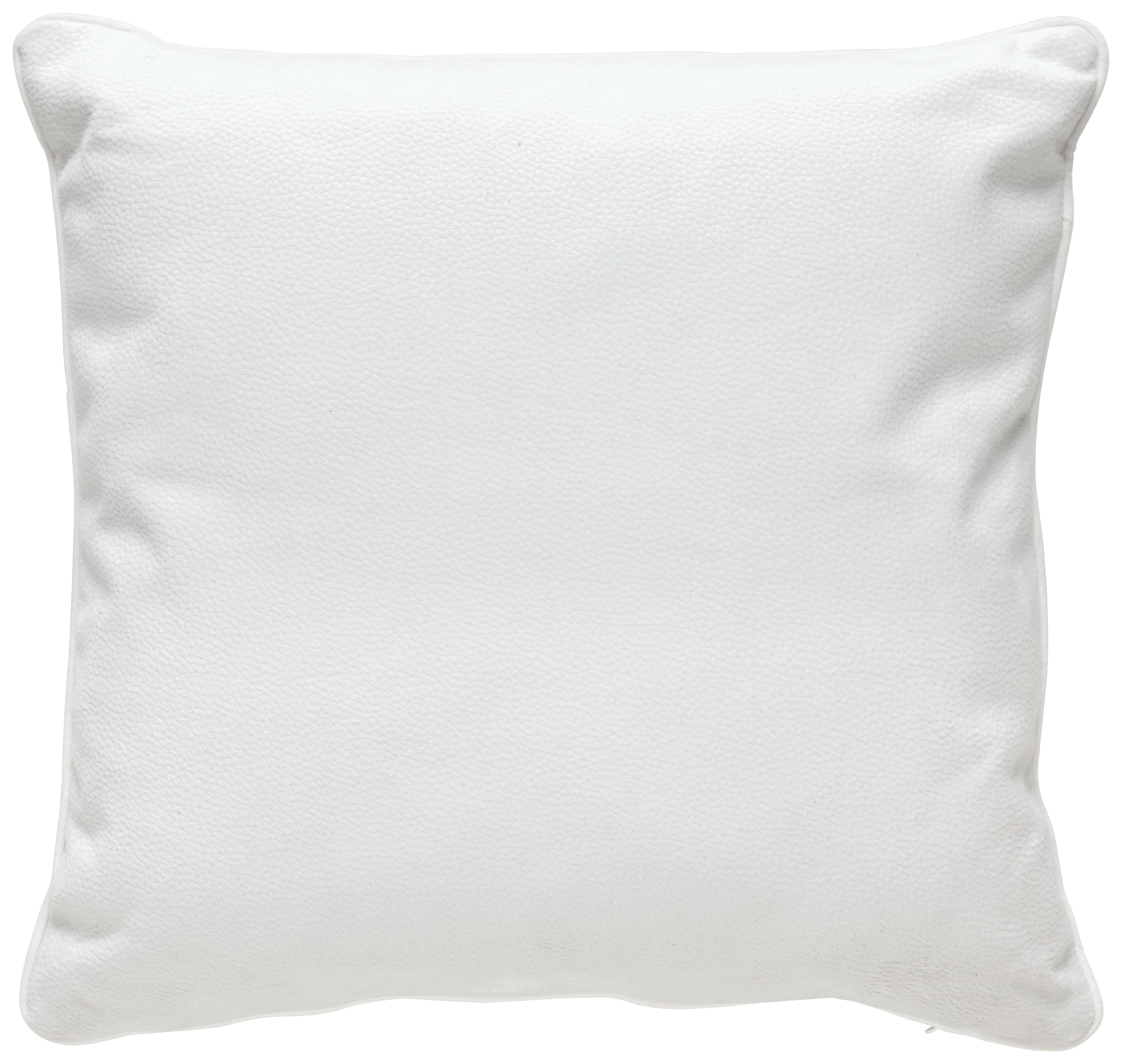 Zierkissen Jonas in Weiß ca. 45x45cm - Weiß, MODERN, Textil (45/45cm) - Modern Living