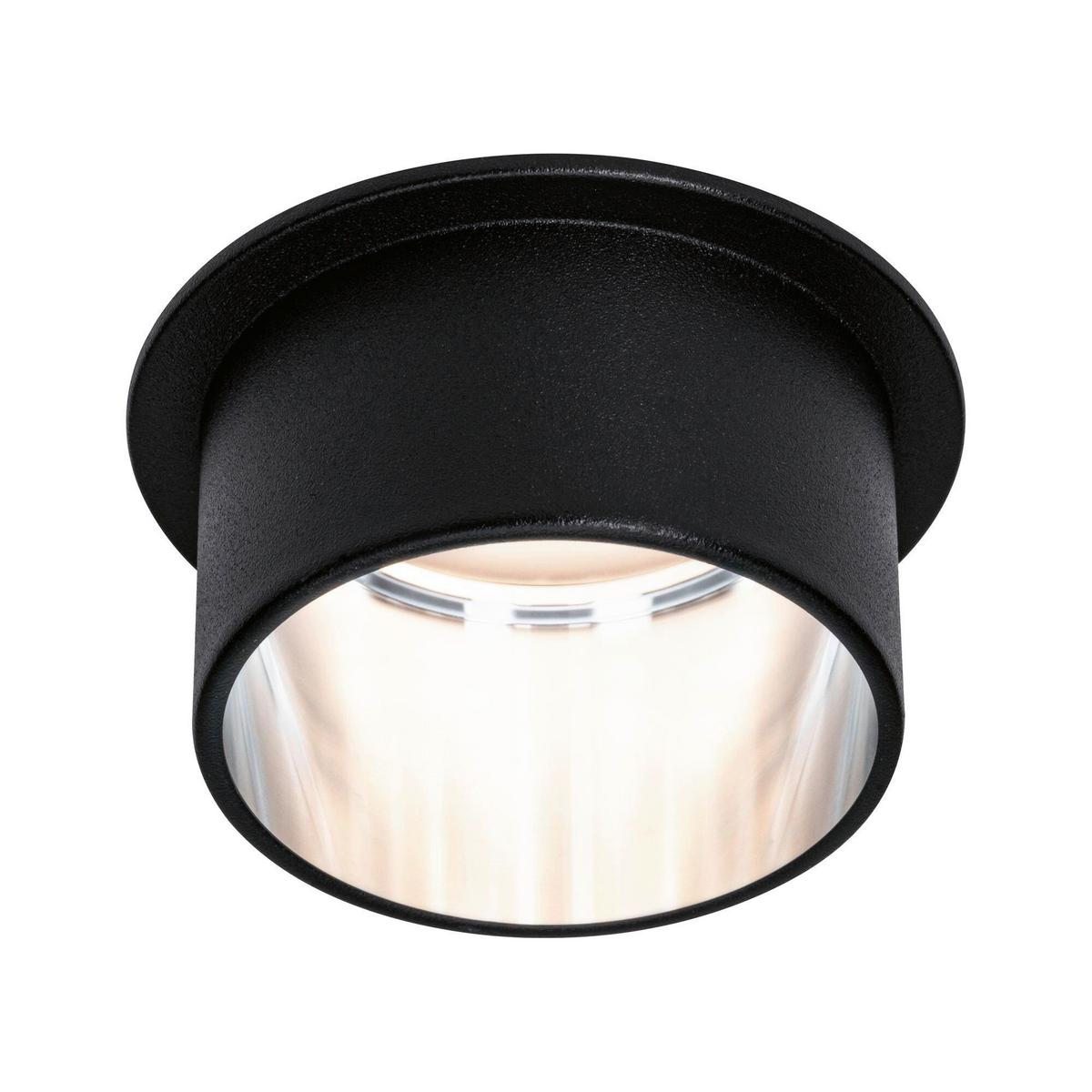 Deckenleuchte Coin Gil in Schwarz max. 6 Watt - Schwarz, Basics, Metall (6,8cm) - Paulmann