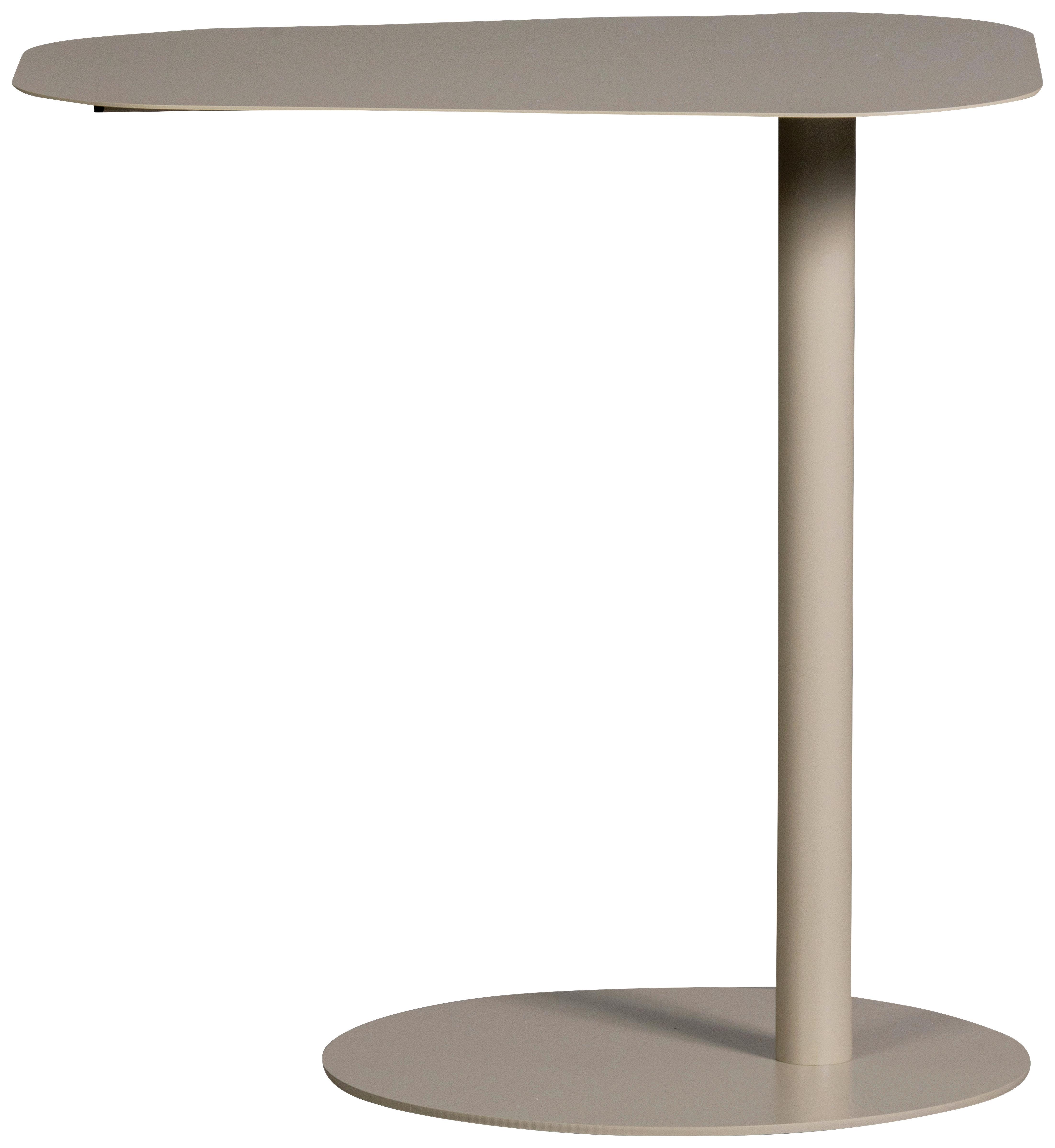 Beistelltisch Lia Hellgrau B: 38 cm - Hellgrau, Design, Metall (50/38/50cm) - Livetastic