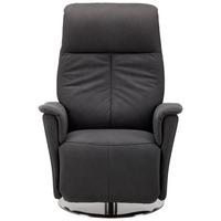 Relaxsessel Tom in Graphitfarben - Graphitfarben, MODERN, Textil/Metall (78/108/85cm) - Premium Living