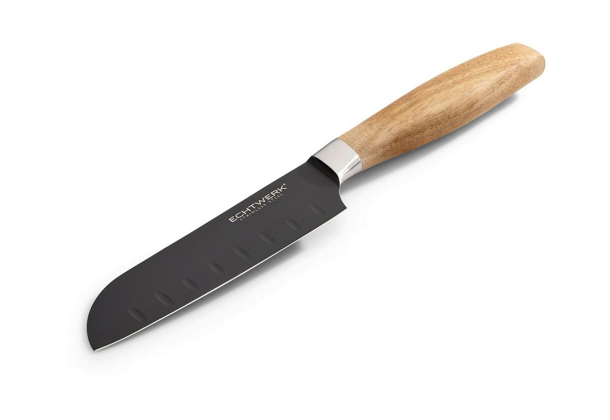 Santoku Kés Ew-Sm-0324 - fekete, Basics, fém (15cm) - Echtwerk