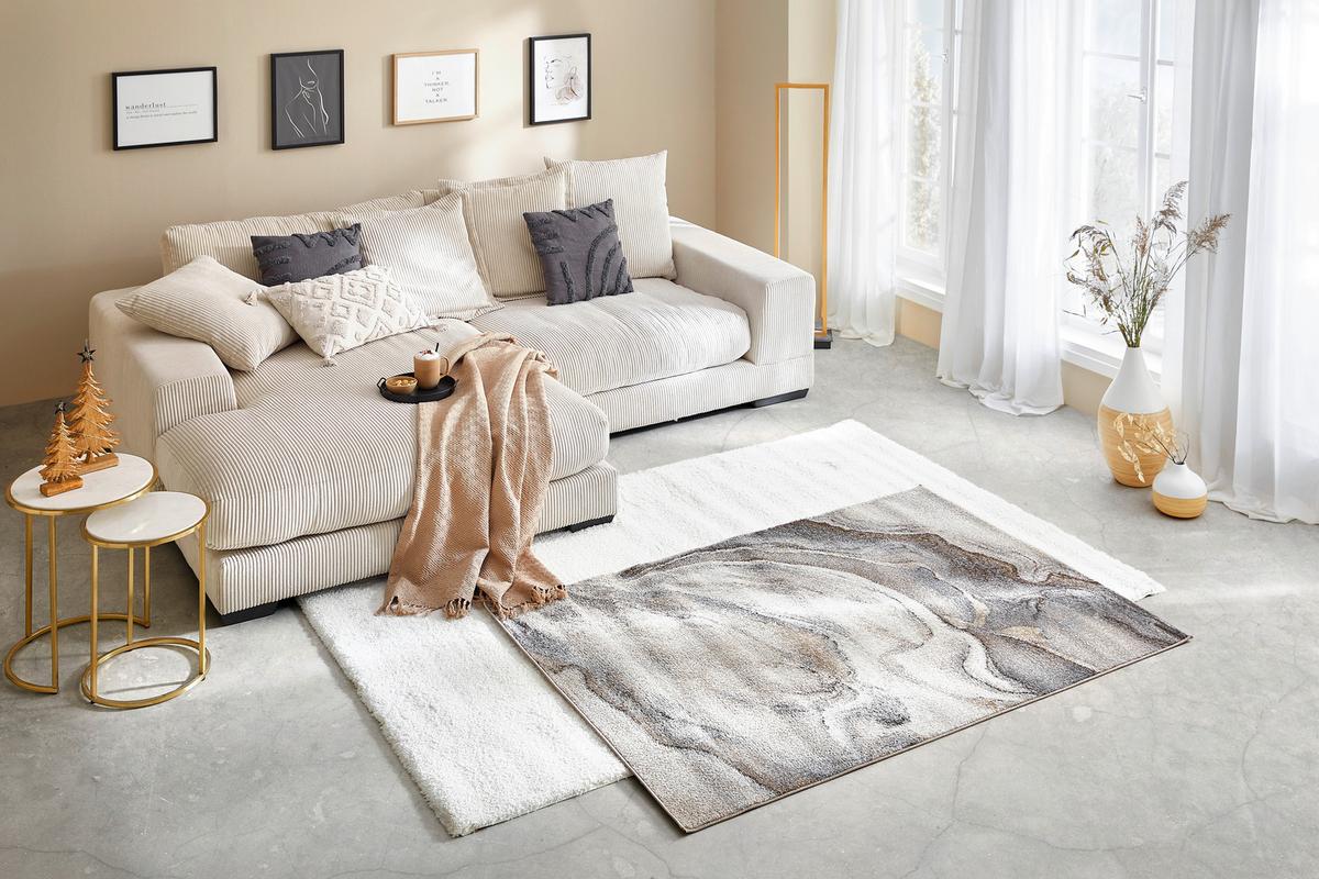 Szőnyeg Stefan 80/150cm - fehér, Modern, textil (80/150cm) - Mömax