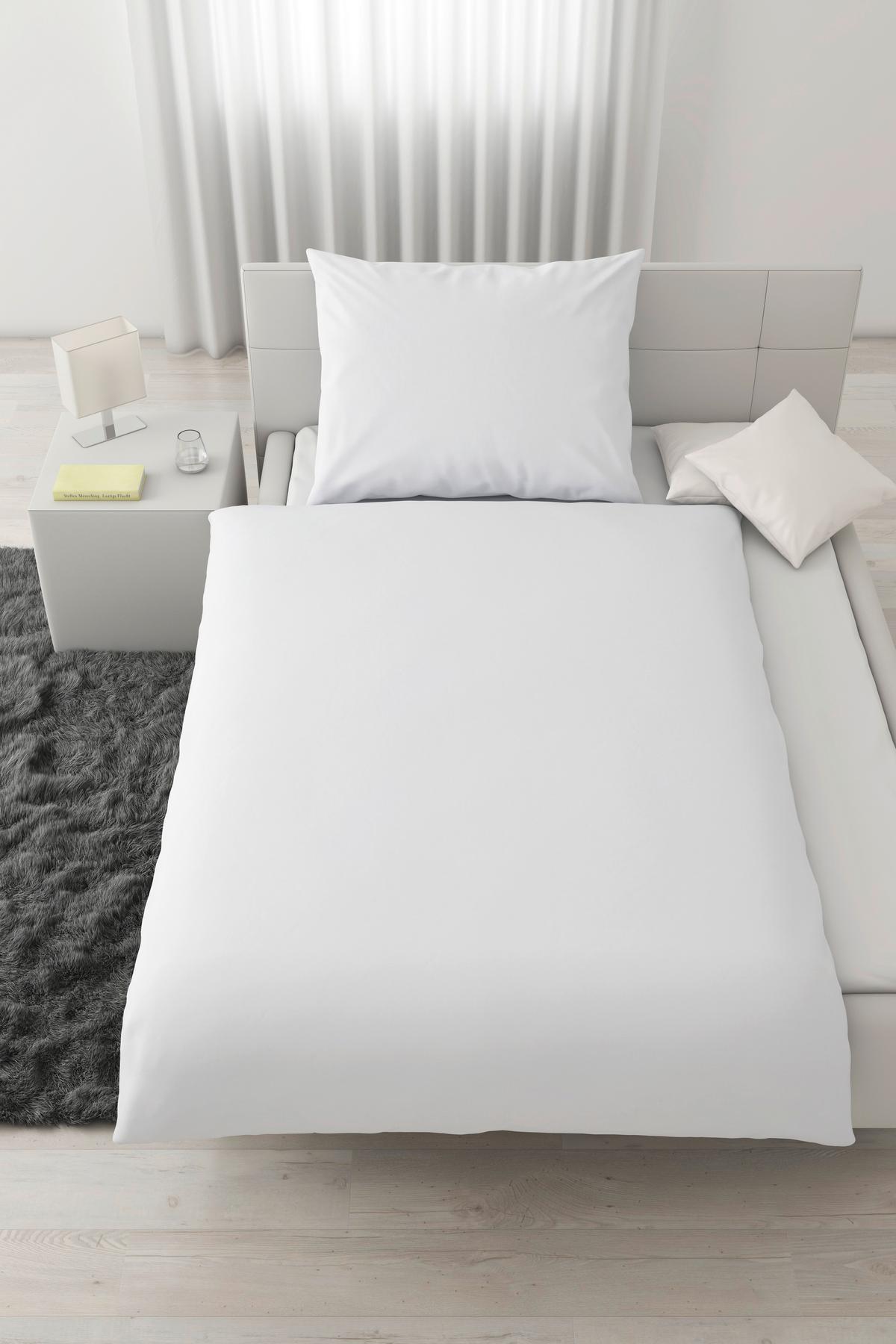 BETTWÄSCHESET ILVY - Weiss, Modern, Textil (160/210cm) - Modern Living