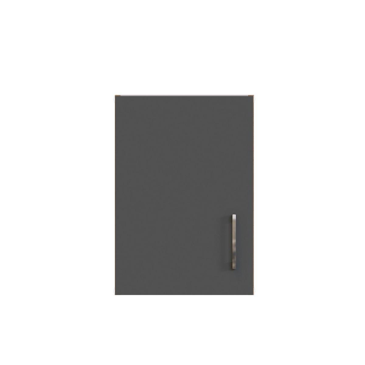 Held Küchenoberschrank ca. 40 cm Anthrazit/Eiche - Chromfarben/Anthrazit, MODERN, Holzwerkstoff/Metall (40/57/34cm) - Held