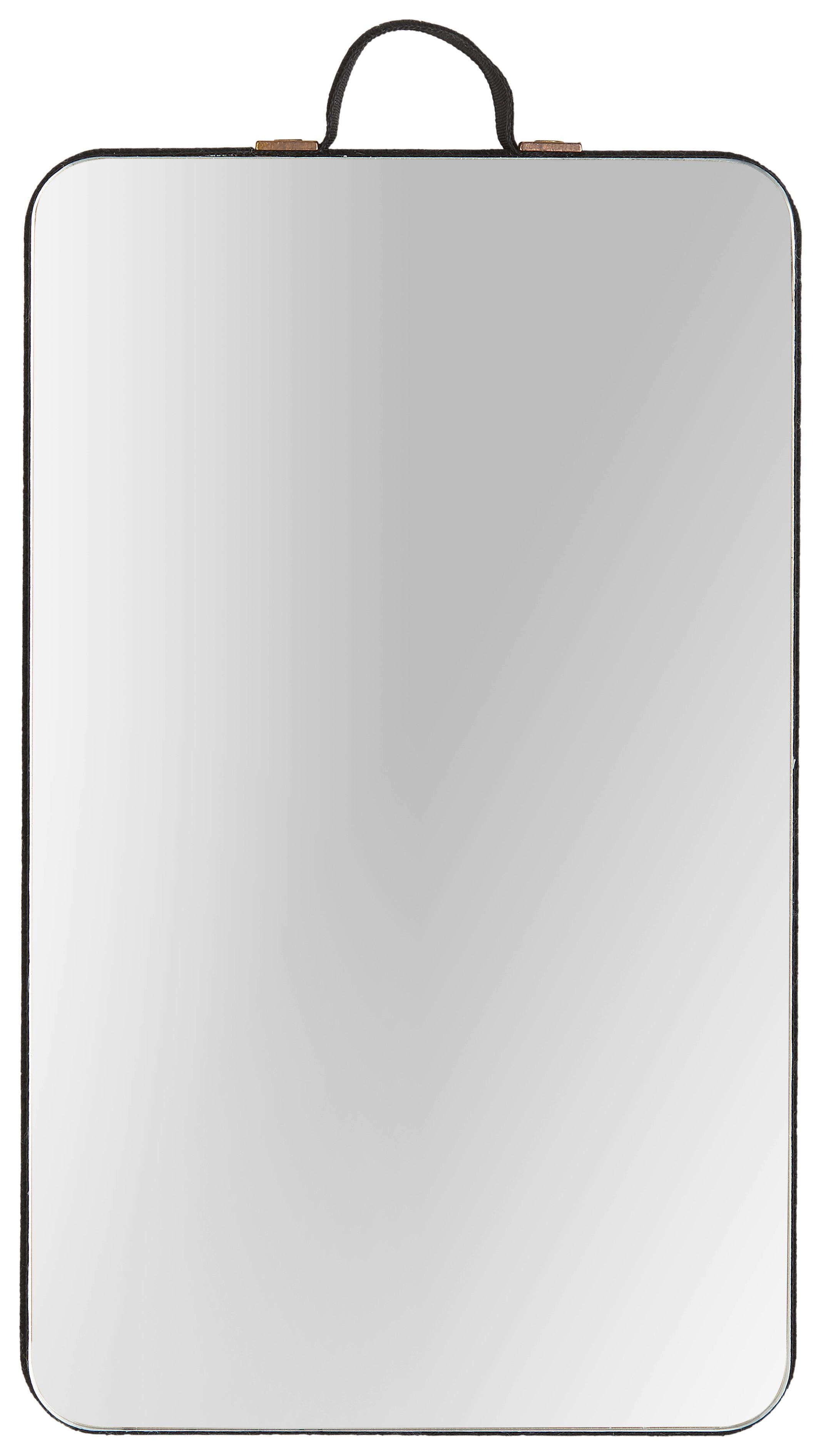 Wanddeko Oval ca 12x20cm - Klar, MODERN, Glas/Holzwerkstoff (12/20cm) - Modern Living