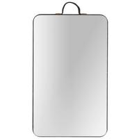 Wanddeko Oval ca 12x20cm - Klar, MODERN, Glas/Holzwerkstoff (12/20cm) - Modern Living