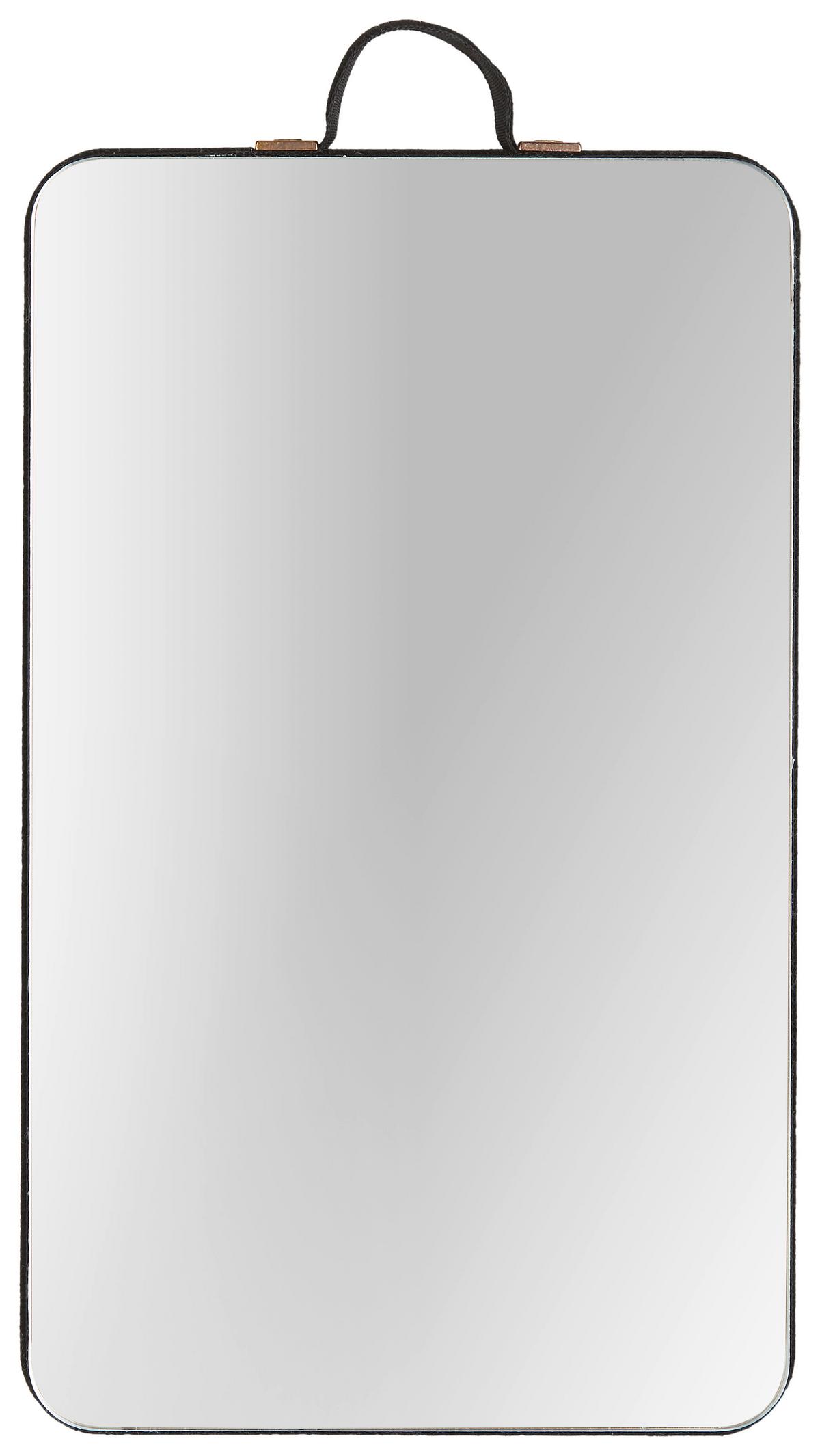 Wanddeko Oval ca 12x20cm - Klar, MODERN, Glas/Holzwerkstoff (12/20cm) - Modern Living