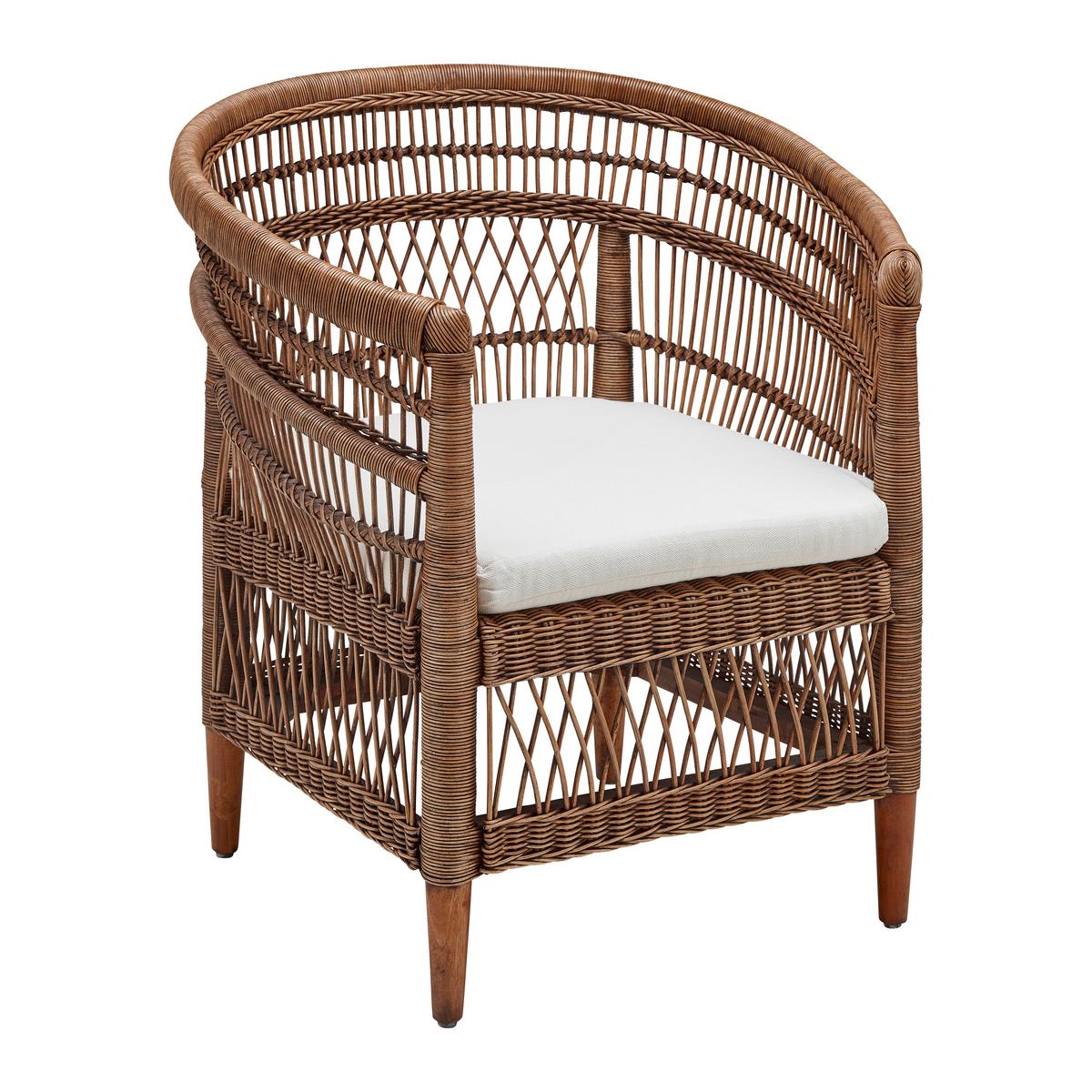 RATTANSESSEL INDAH -STUDIO- - Naturfarben, Lifestyle, Holz (80/87/70cm) - Premium Living