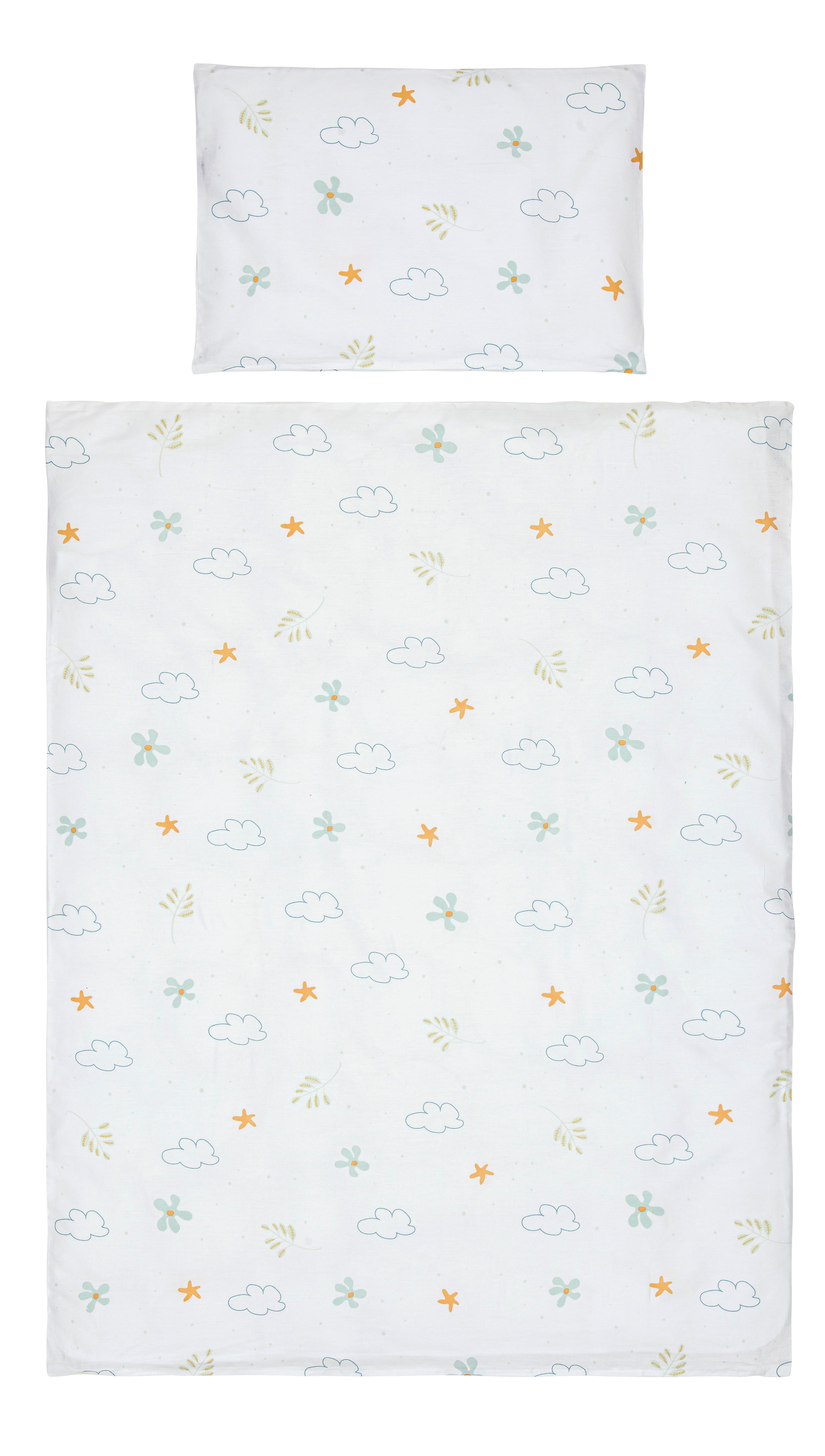 Kinderbettwäsche Sally ca. 100x135cm - Weiß, MODERN, Textil (100/135cm) - Premium Living