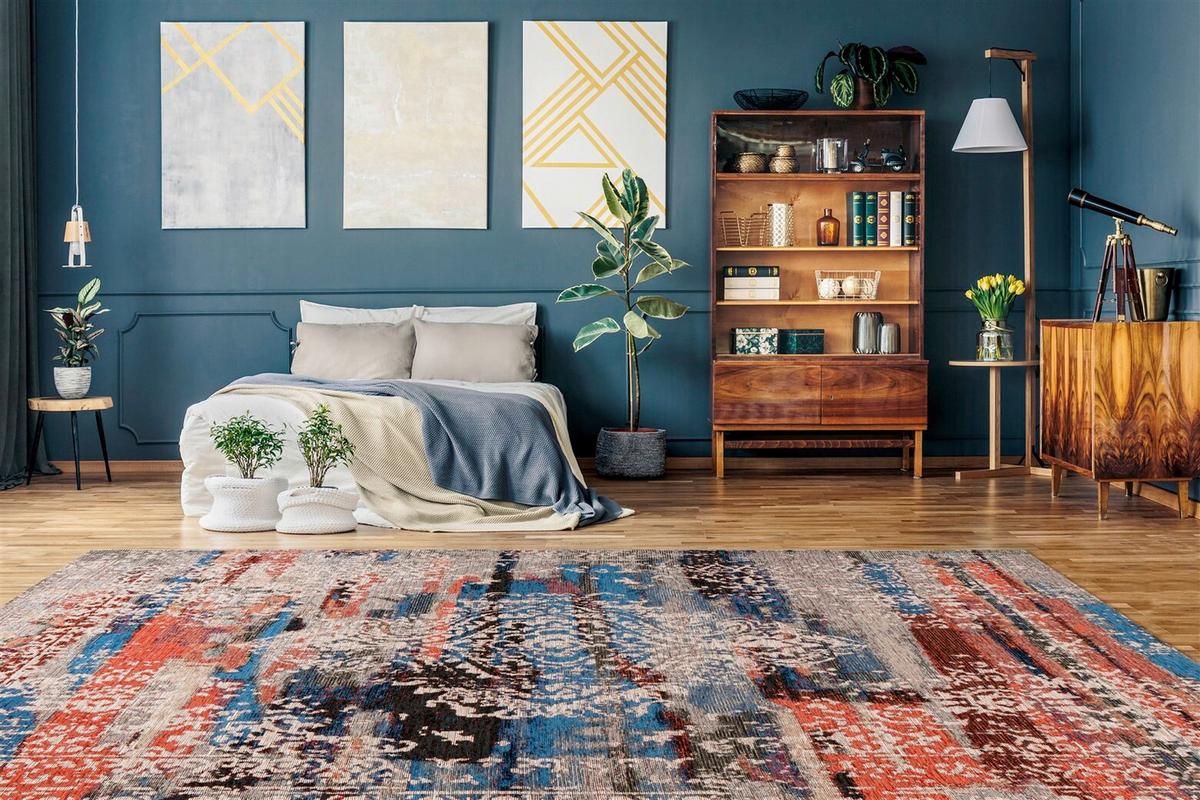 TEPPICH CHARME 425 MULTI / ROT - Rot/Multicolor, Konventionell, Textil (200/290cm) - Kayoom